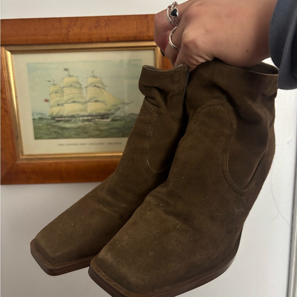 Vince Camuto Suede Ankle Boots